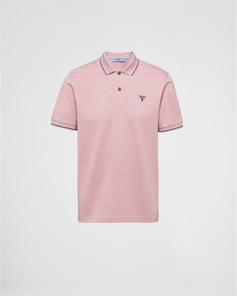 pink prada polo shirt